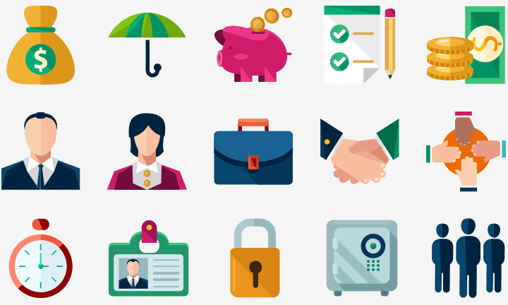 720x432 Flat Icons In Sketch, Illustrator, And Png