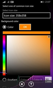216x360 Flat Icon Creator Xap