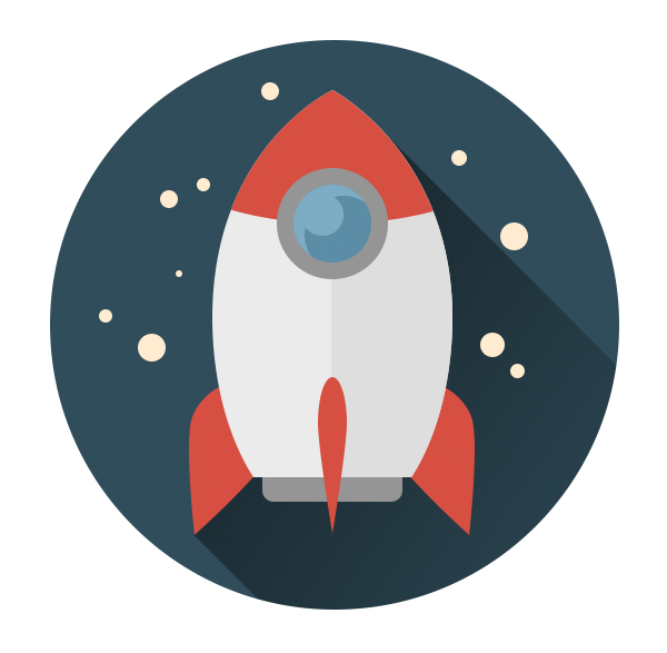 How To Create Stylish Flat Space Icons In Adobe Photoshop 600x587 How To Create Stylish Flat Space Icons In Adobe Photoshop