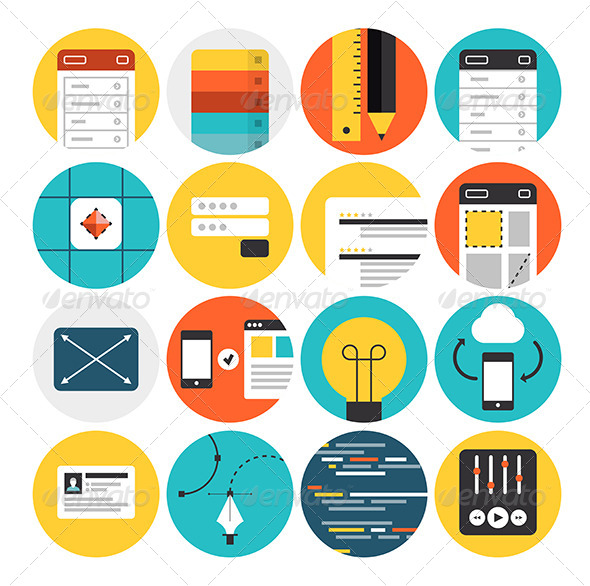 Web Design Icon Flat 590x586 Web Design Icon Flat
