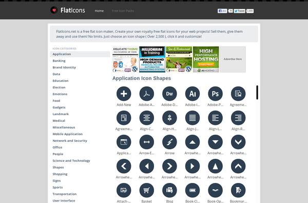 600x395 Free Flat Icon Maker, Create Your Own Royalty Free Flat Icons