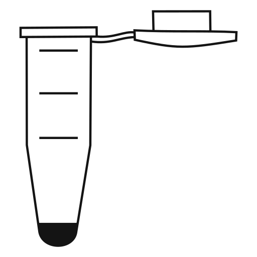 512x512 Eppendorf Tube Mlsnap Cap Tube Open Black Filled Flat Icon Png