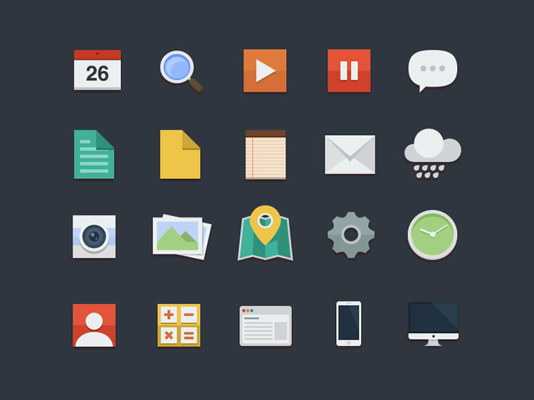 750x563 Roundup Best Flat Icon Packs In Whsr