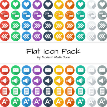 350x350 Flat Icon Pack