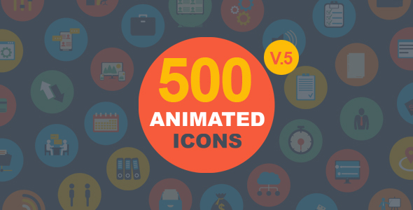 590x300 Flat Icons Pack