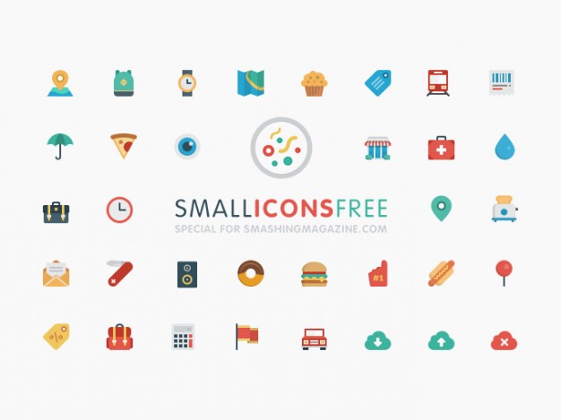 626x469 Mini Flat Icon Set Free Download