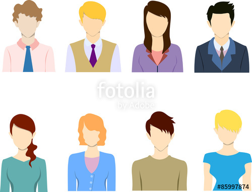 500x381 Flat Business People Icon, Flat Icon,avatar Stock Image