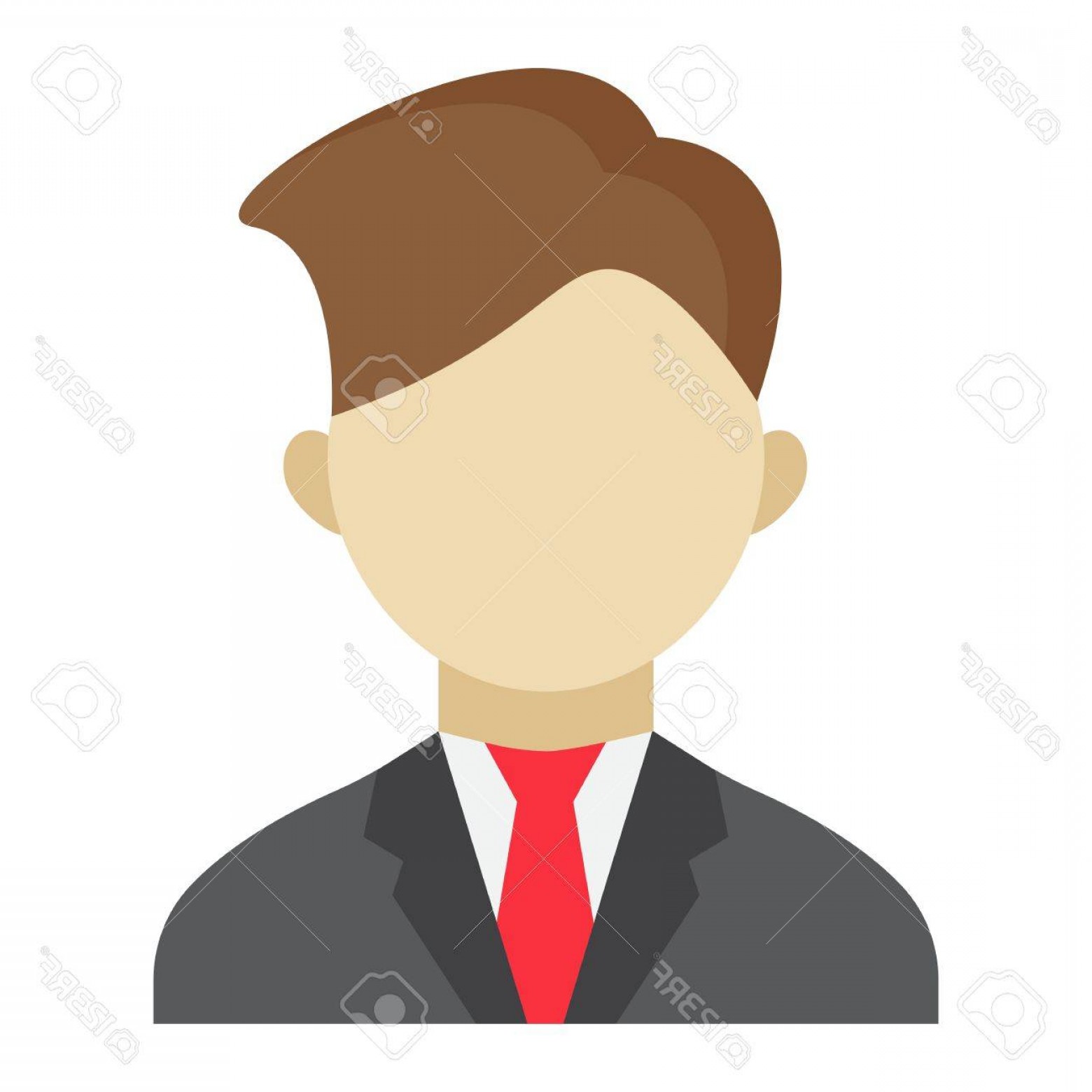1560x1560 Photostock Vector Businessman Flat Icon Business And Person Vector