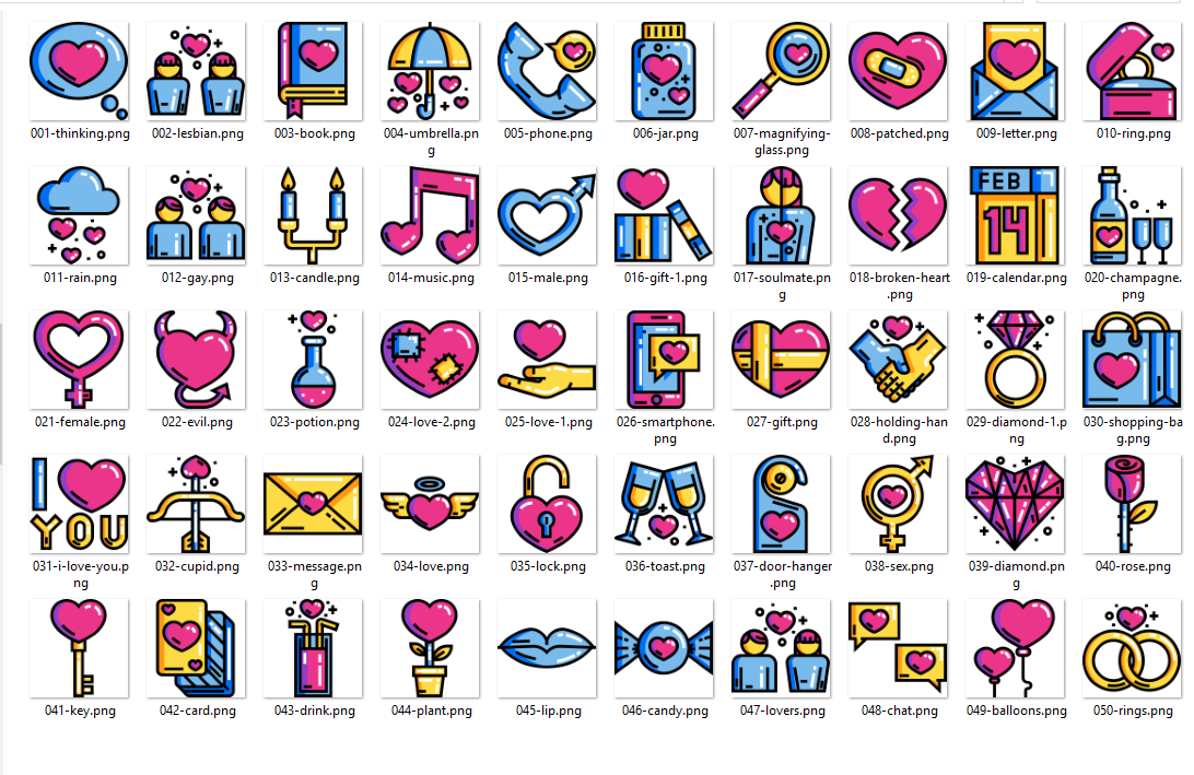 1092x709 Pinkdroidlover Another Cute Icon Set From Flaticon
