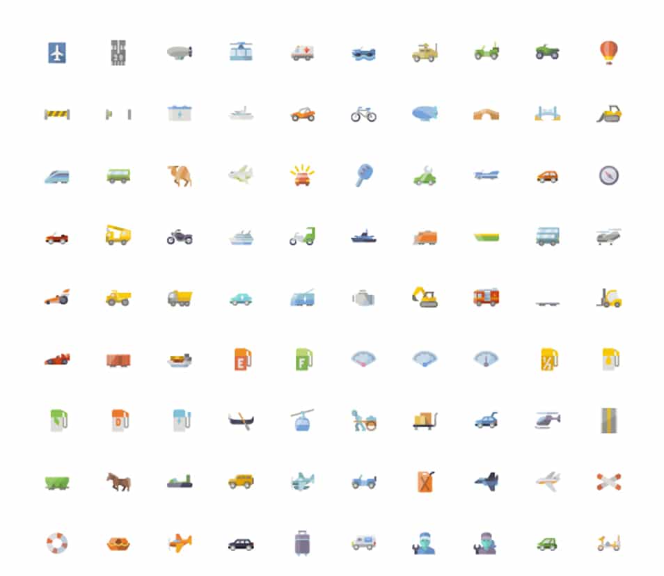 954x828 Free Flat Icon Sets