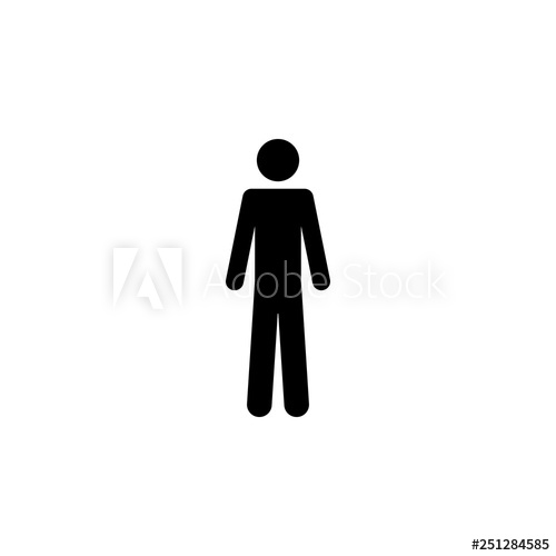 500x500 Person Icon Simple Glyph, Flat Vector Of People Icons For Ui