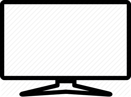 512x379 Flatscreen, Lcd, Monitor, Tv Icon