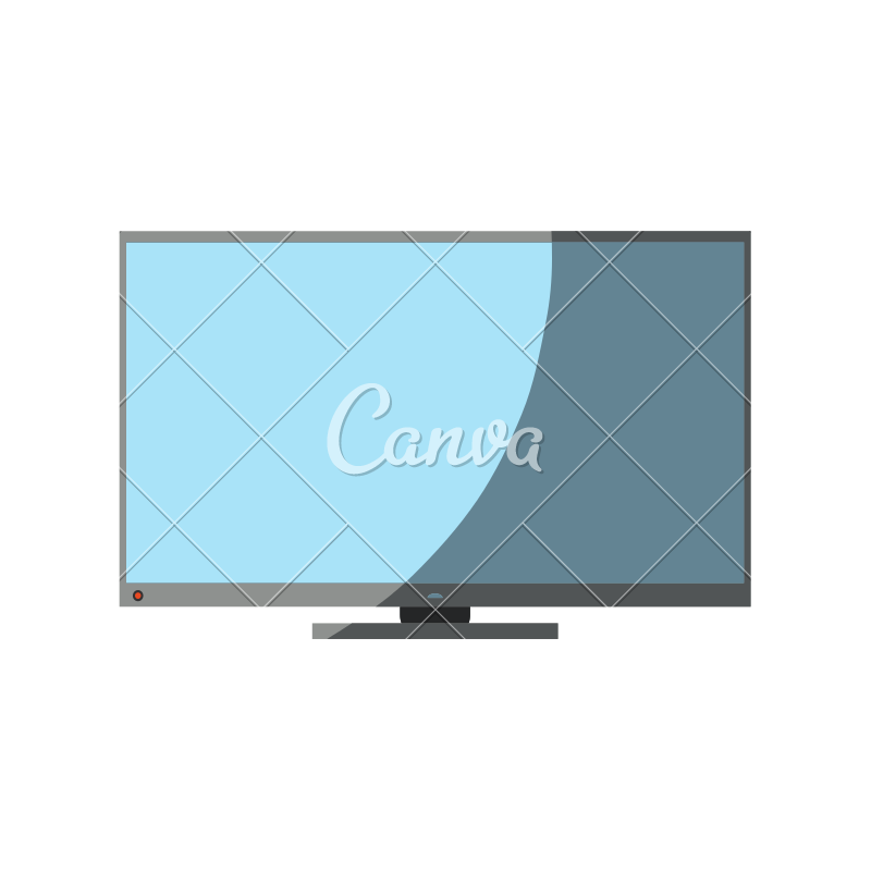 800x800 Modern Flat Screen Tv Icon Image