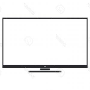 300x300 Tv Screen Flat Icon Vector Clipart Catchsplace