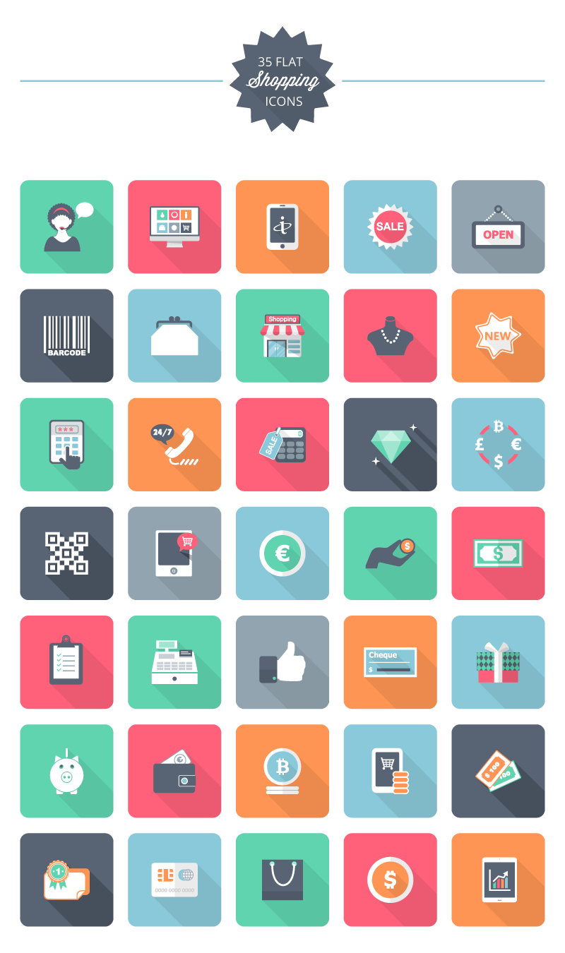 800x1350 Flat Shopping Icons Pack Ui Icons Shop Icon, Icon Pack