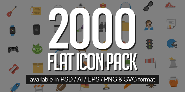 597x298 Flat Icons Pack For Ui Design Icons Graphic Design Junction
