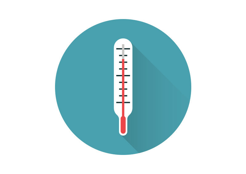 800x566 Thermometer Free Flat Vector Icon