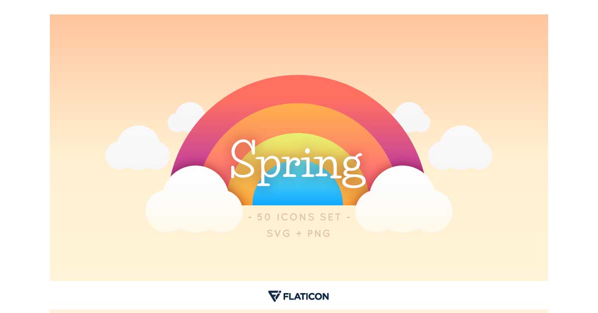1200x628 Freepik Company And Flaticon Give You Spring Icons For Free