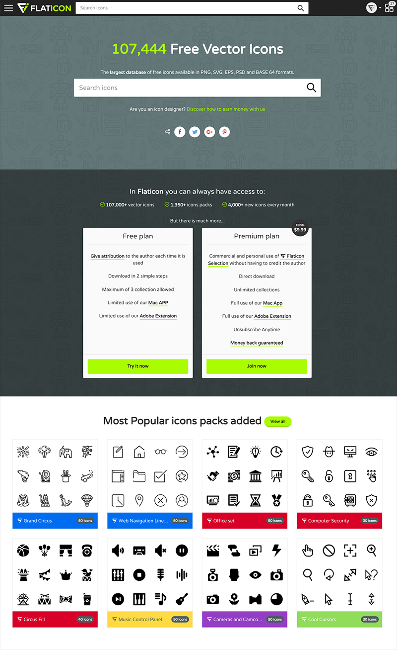 800x1307 Flaticon's New Version And Brand New App For Mac