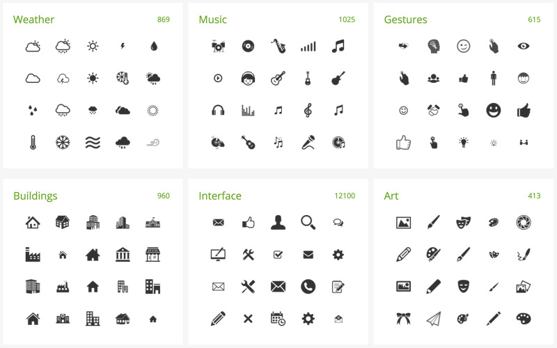 800x500 Free Web Icons