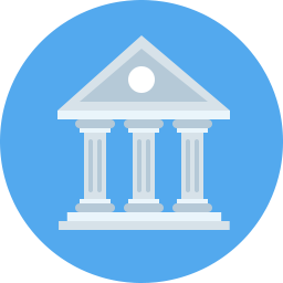 256x256 Bank Icon Flat