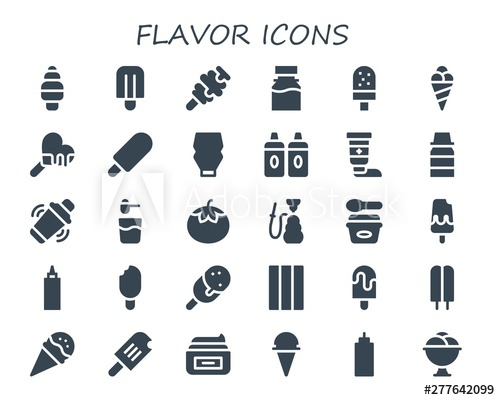 500x400 Flavor Icon Set