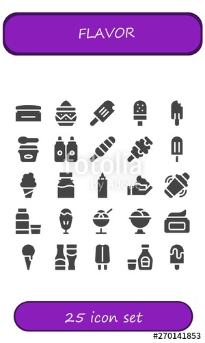 300x500 Flavor Icon Set Stock Photo And Royalty Free Images On Fotolia