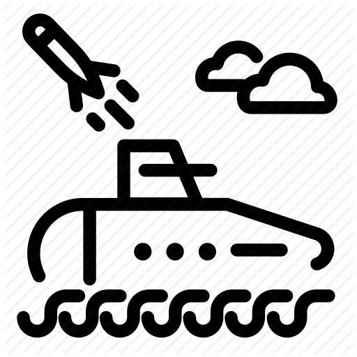 512x512 Army, Fleet, Military, Rocket, Submarine, War, Weapon Icon