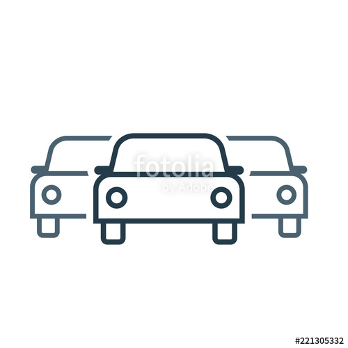 500x500 Car Fleet Icon Stock Image And Royalty Free Vector