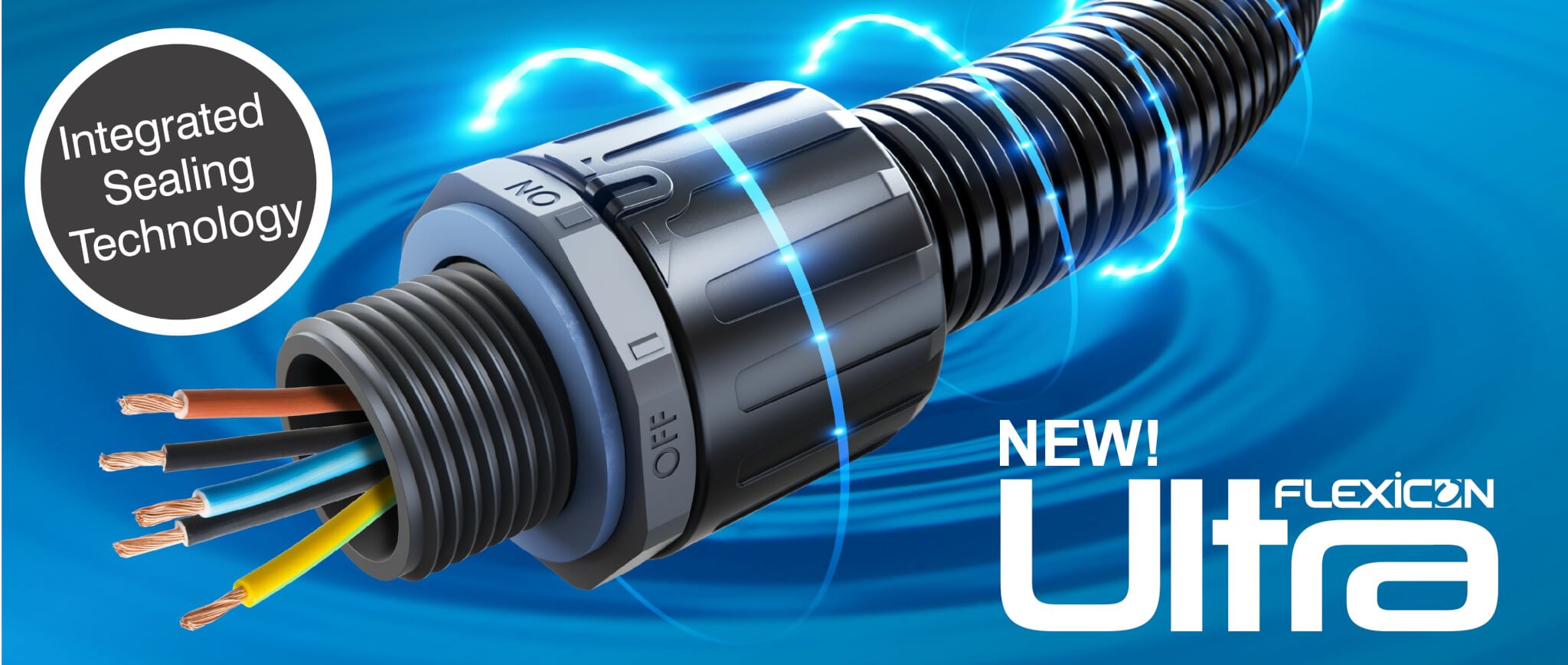2048x868 Flexicon Launches Flexible Conduit Fitting For Critical Cable