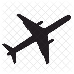 256x256 Flight Icon Of Glyph Style