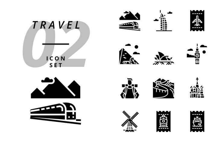 723x490 Pack Icon For Travel, Train Transportation, Dub Flight Ticket