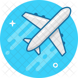 256x256 Flight Icon Of Colored Outline Style