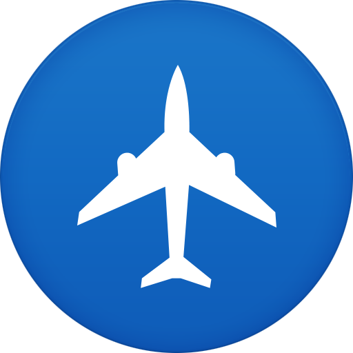 512x512 Cropped Plane Flight Icon Aviatest