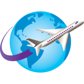 270x270 Plane Travel Flight Tourism Travel Icon Png
