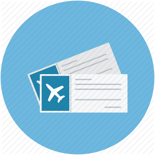 512x512 Air Tickets, Airplane Tickets, Flight Tickets, Plane Tickets Icon