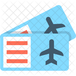 256x256 Air Ticket Icon Of Flat Style