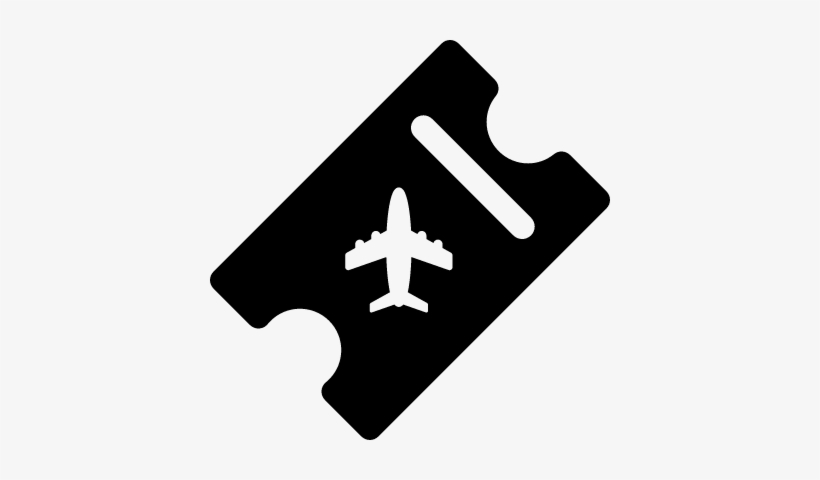 820x480 Flight Ticket Vector
