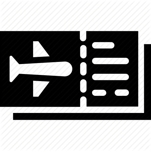 512x512 Air Ticket, Airline Ticket, Airplane Ticket, Boarding Pass, Travel