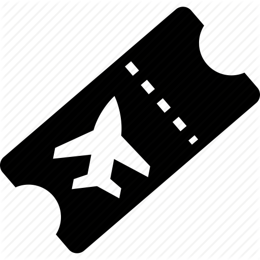 512x512 Air Ticket, Flight, Flight Ticket, Plane Ticket, Ticket Icon