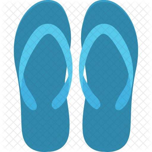 512x512 Flip Flop Icon Of Flat Style
