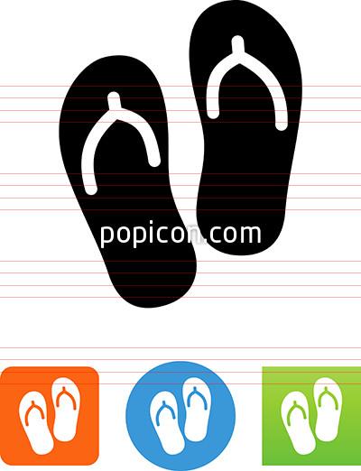 400x522 Flip Flops Icon