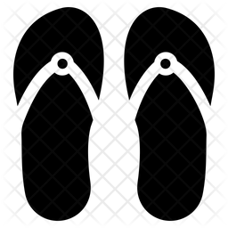 256x256 Flip Flops Icon Of Glyph Style