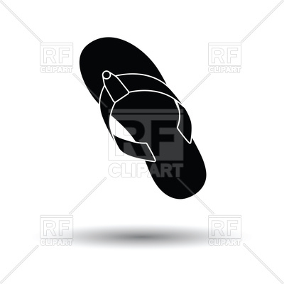 400x400 Flip Flop Icon Vector Image Of Signs, Symbols, Maps Angelp