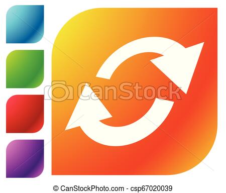 450x384 Swap, Flip Icon Circular, Oval Arrows Icon