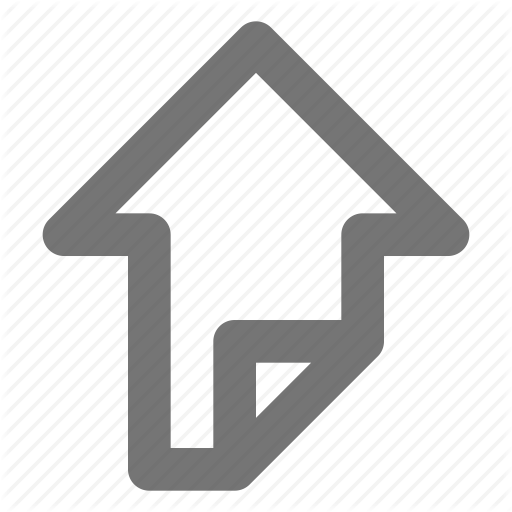 512x512 Arrow, Flip, Home, House, Navigation, Page, Up Icon