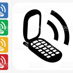 300x300 Phone Icon Flat Graphic Design Gm Geekchicpro