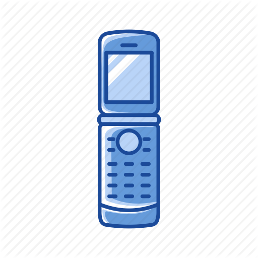 512x512 Cell Phone, Flip Phone, Phone, Telephone Icon