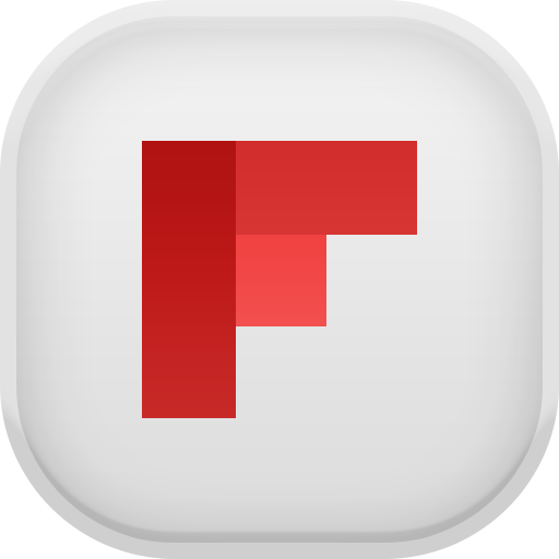 512x512 Flipboard, Light Icon