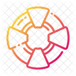 256x256 Float Icon Of Gradient Style